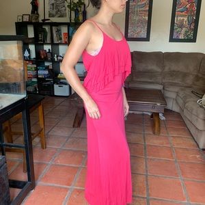 Open back long summer dress